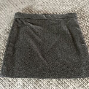 GAP Black and White Herringbone Pencil Skirt